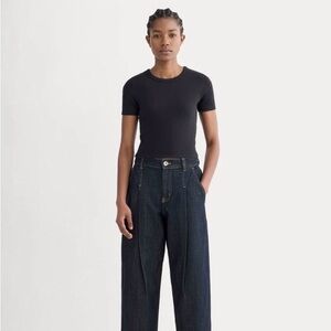 Everlane The High Rise Pleated
Trouser Jean Woman